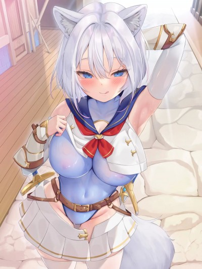 [圣华快楽书店] 白狼剣士ハティちゃんのえっちな冒険の书 [DL版]