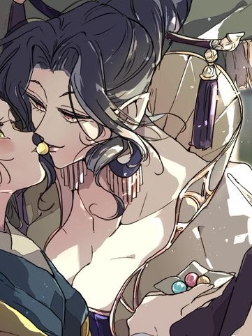 [P站ID=9109460][なごり悠]蛇女と供物ちゃん①[创作年の差百合]