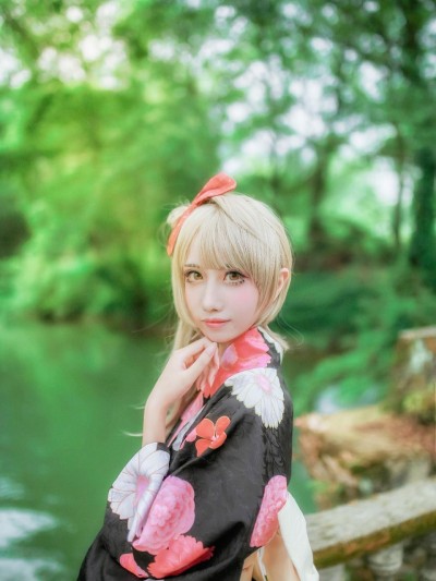 《Love Live! 》南琴梨棉花糖未觉醒和服C O S P L A Y