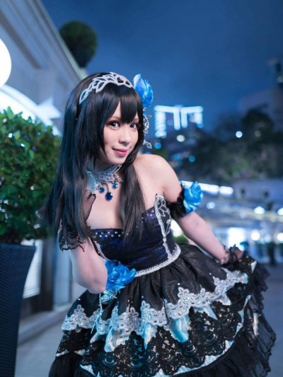 《偶像大师灰姑娘女孩》舞会中的鹭泽文香 C O S P L A Y