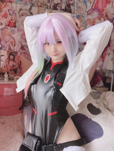 Xidaidai (喜呆呆) cosplay Lucy – Cyberpunk “21 photos and 1 video”