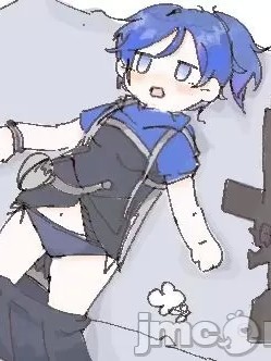 蓝蔷薇好像看到了很恐怖的东西