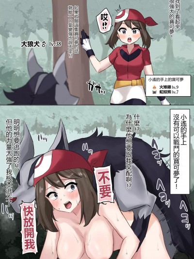 [あんず]手持ち全灭してグラエナに交尾されちゃうハルカちゃん(ポケットモンスター)[中国翻訳][无修正]