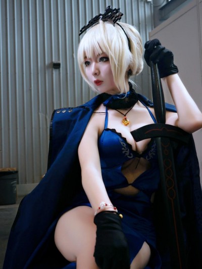 《Fate Grand Order》黑枪呆saber C O S P L A Y